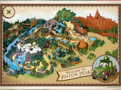 A Disney divulgou o nome da nova área do carros e a data de fechamento da Tom Sawyer Island e Rivers of America no Magic Kingdom + detalhes da nova atração dos carros